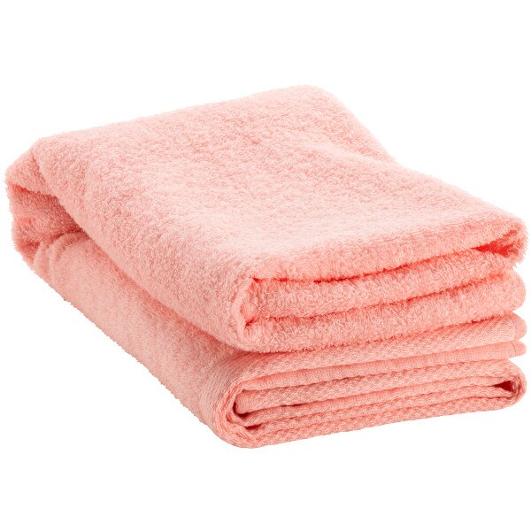 Butterfly Sarafuwari Towel - Pink - Folded